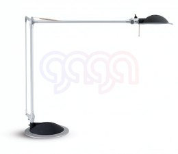 Lampka LED na biurko MAULbusiness, 11W, srebrno-czarna