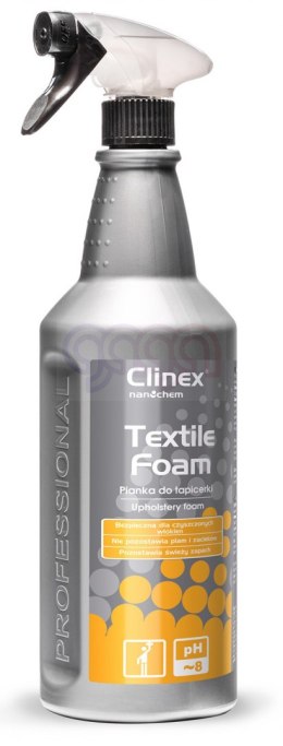 Pianka CLINEX Textile Foam 1L, do tapicerki