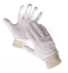 Rękawice montażowe TIT, bawełna, rozm. 10, białe