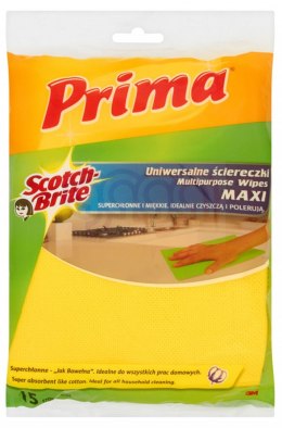 Ściereczki uniwersalne PRIMA Maxi "Jak bawełna", 15szt., mix kolorów
