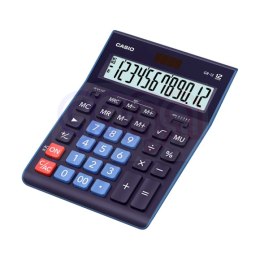 Kalkulator biurowy CASIO GR-12-BU, 12-cyfrowy, 155x210mm, niebieski