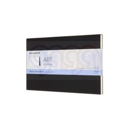 Blok MOLESKINE Watercolour L (13x21 cm), 20 stron, czarny