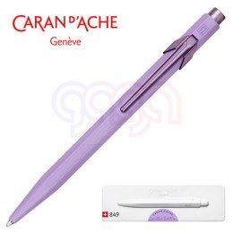 Długopis CARAN D'ACHE 849 Claim Your Style, Edycja 3, Violet, M, w pudełku, fioletowy