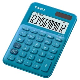 Kalkulator biurowy CASIO MS-20UC-BU-BOX, 12-cyfrowy, 105x149,5mm, box, niebieski