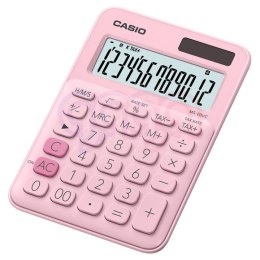 Kalkulator biurowy CASIO MS-20UC-PK-B, 12-cyfrowy, 105x149,5mm, różowy