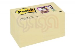 Karteczki samoprzylepne POST-IT® Super Sticky (622-12SSCY-EU), 47,6x47,6 mm, 12x90 kart., żółte