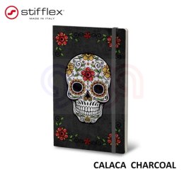 Notatnik STIFFLEX, 13x21cm, 192 strony, Calaca - Charcoal