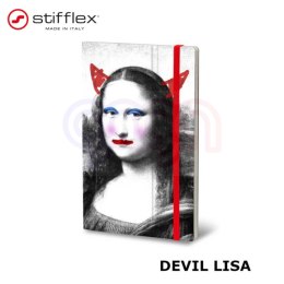 Notatnik STIFFLEX, 13x21cm, 192 strony, Devil Lisa