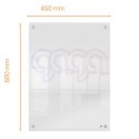 Tablica akrylowa suchościeralna do zawieszania na ścianie Nobo Home 600x450mm 1915621