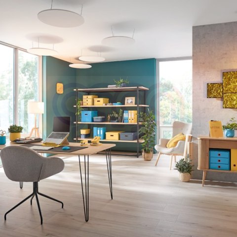 Nożyczki biurowe Leitz Cosy powlekane tytanem, 205mm, szare 53320089