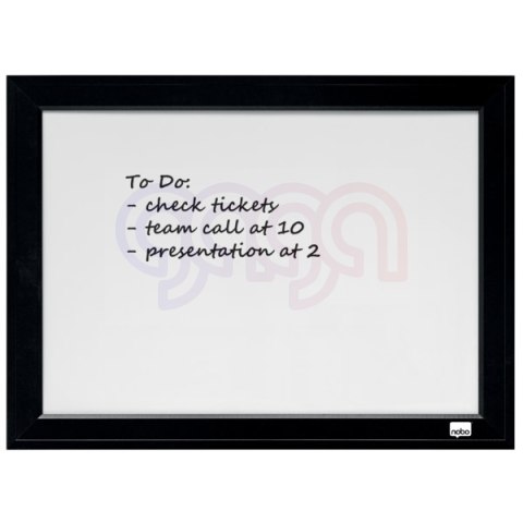 Tablica suchościeralna Nobo z czarną ramą, 585 x 430 mm 1903785