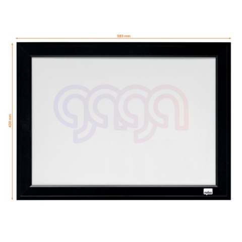 Tablica suchościeralna Nobo z czarną ramą, 585 x 430 mm 1903785