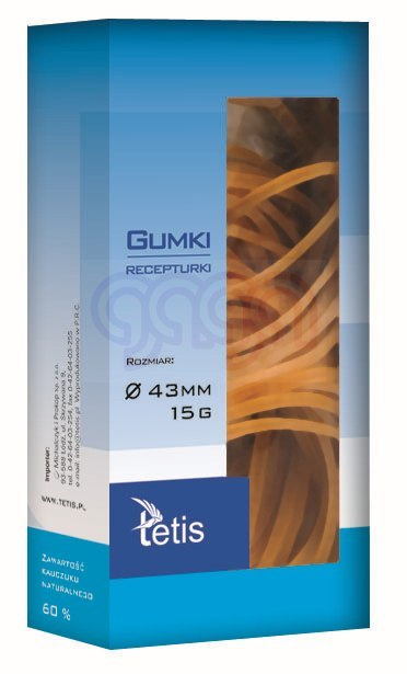 Gumki recepturki 43 mm 15 g Tetis