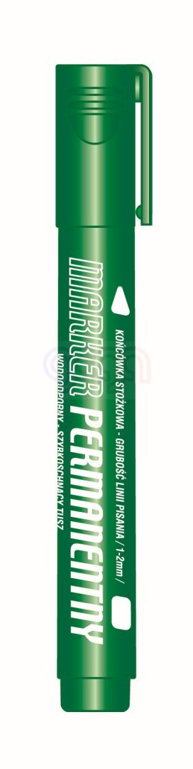 Marker permanentny czarny koń. okrągła Tetis