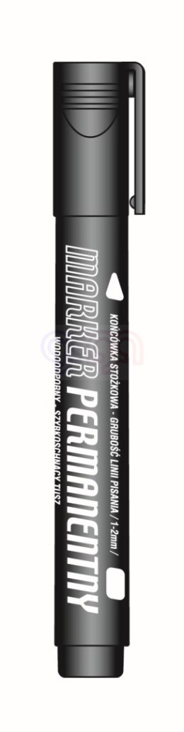 Marker permanentny ziel. koń. okrągła Tetis