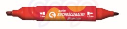 Marker suchoś. PREMIUM 2 końc. czerw. Tetis