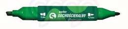 Marker suchoś. PREMIUM 2 końc. zielony Tetis