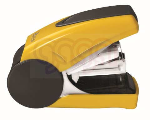 Mini zszywacz #10 żółto-czarny 20 ark. Tetis