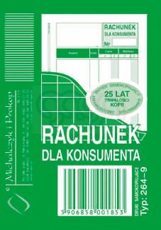 264-9 Rachunek dla konsumenta 264-9