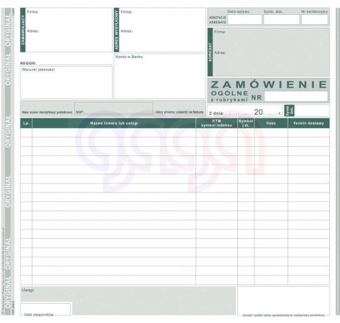 340-1 Arkusz spisu z natury (uniwersalny) 333-2