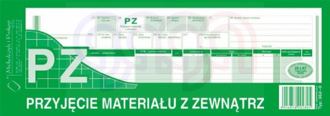 362-0 PZ przyjęcie materiału z zewnątrz 362-0