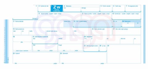 382-8 ZW zwrot materiału jednopozycyjny 382-8