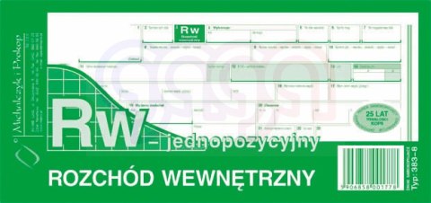383-8 RW rozchód wewnętrzny jednopozycyjny 383-8