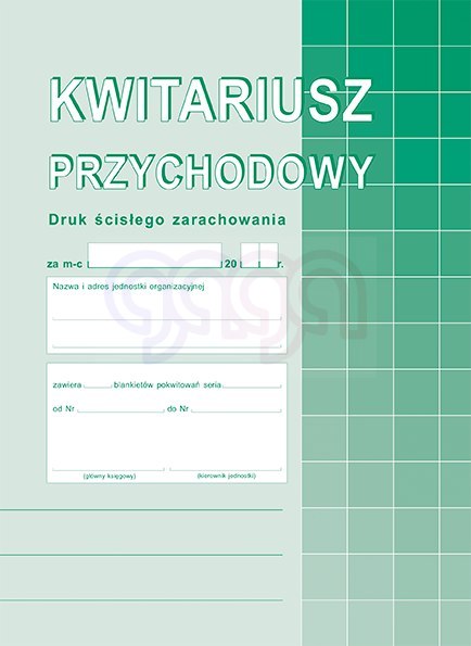 400-3 Kwitariusz przychodowy (numerowany) 400-3