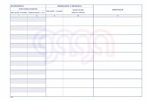 420-1 Księga środków trwałych 420-1