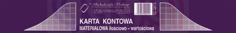 437-3 Karta kontowa materiałowa ilościowo-wartościowa 437-3
