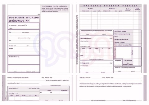505-3 Polecenie wyjazdu służbowego 505-3