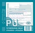 560-4 Potwierdzenie zmiany stanowiska - uposażenia 560-4
