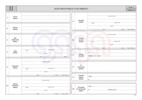 604-1N Książka obiektu budowlanego 604-1