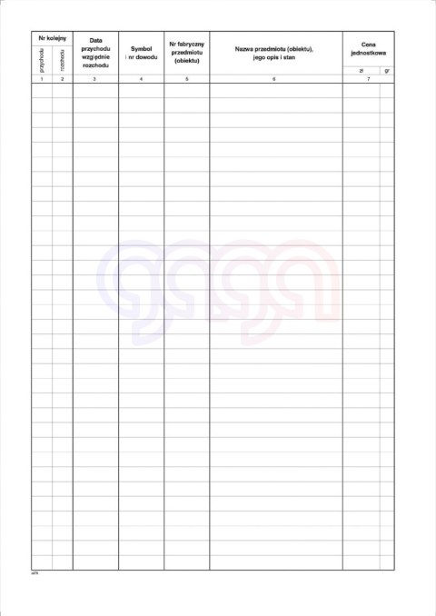 715-A Księga inwentarzowa 715-A