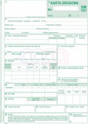 802-3 Karta drogowa sm/101 (samochód osobowy) 802-3