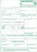 802-3N Karta drogowa sm/101 numerowana (samochód osobowy) 802-3N