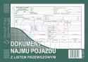 809-3 Dokument najmu pojazdu z listem przewozowym 809-3