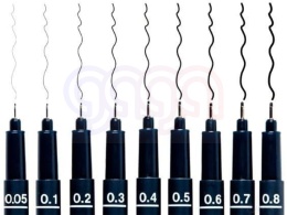 Cienkopis kreślarski SNOWMAN 0,05mm