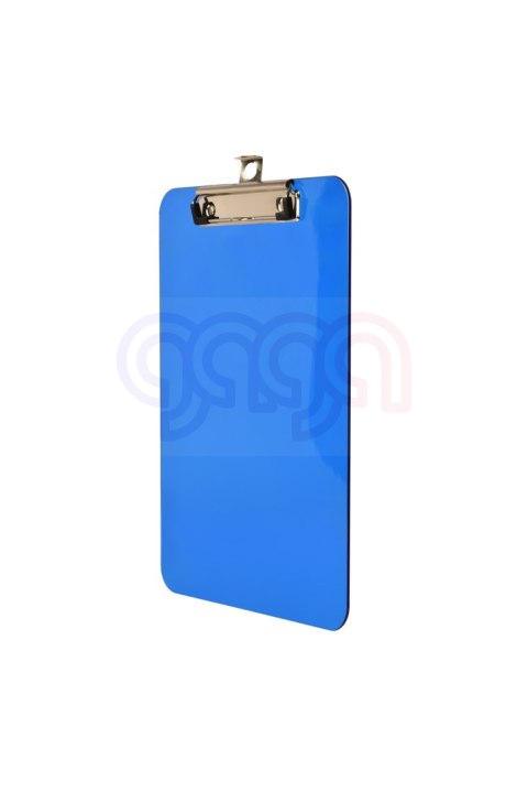 Deska z metalowym klipem A5 niebieska Tetis