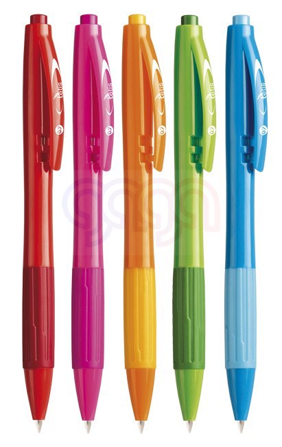 Długopis z bocznym autom. 0,7 mm wkł. nieb. Tetis