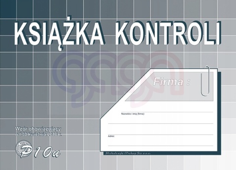 Druk Książka kontroli A5 P10U