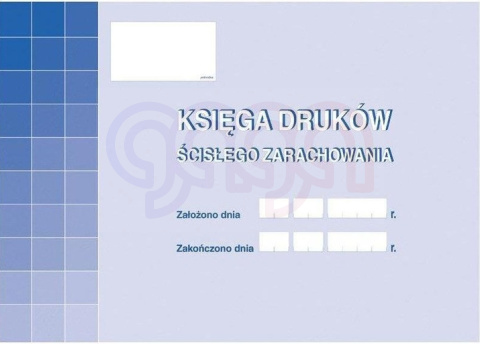 Druk Księga druków ścisłego zarachowania A4 album