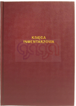 Druk Księga inwentarzowa płótno A4 plotno 715-B