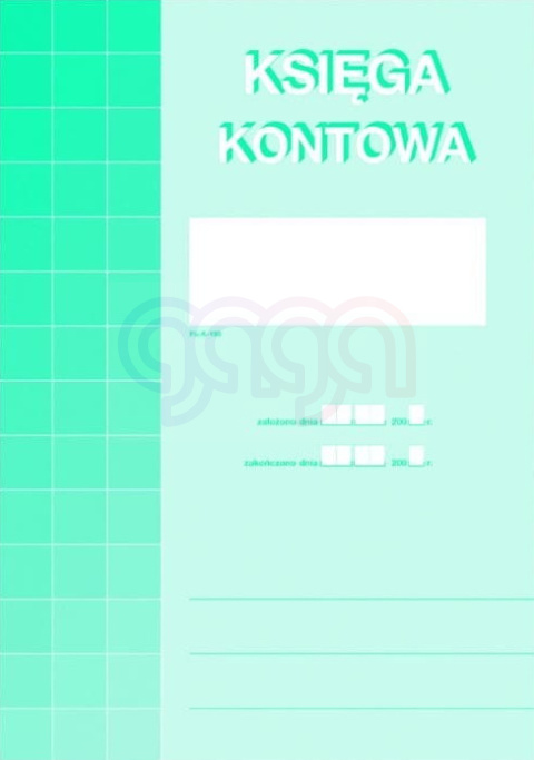 Druk Księga kontowa A4 16 kart Offsetow zeszyt