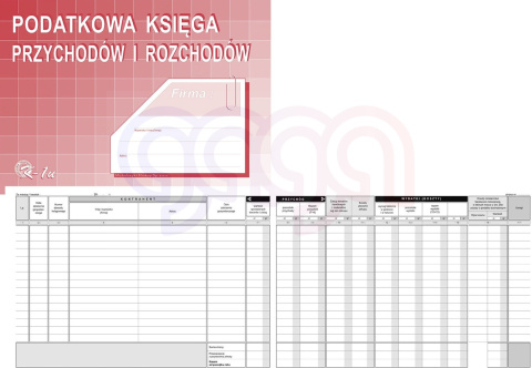 Druk Podatkowa księga przychodów i rozchodów A4