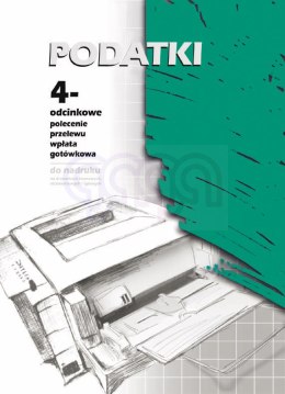 F-131-2 Podatki 4-odcinkowe polecenie przelewu - wpłata gotówkowa F-131-2