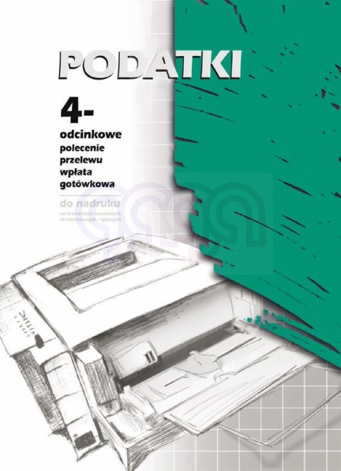 F-131-2 Podatki 4-odcinkowe polecenie przelewu - wpłata gotówkowa F-131-2