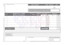 K13 Dowód wewnętrzny (dla podatników prowadzących podatkową księgę przychodów i rozchodów) K-13