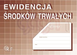 K8 Ewidencja środków trwałych K-8