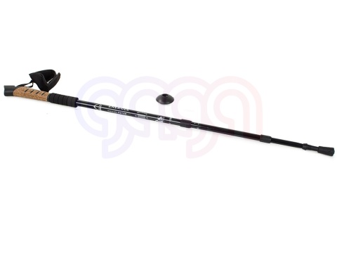 Kijki nordic walking trekingowe do chodzenia pro 135cm CZARNE